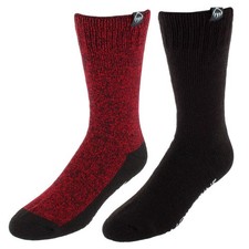 Wolverine Men's Alpine Brushed Thermal Crew Sock 2 Pair Pack 