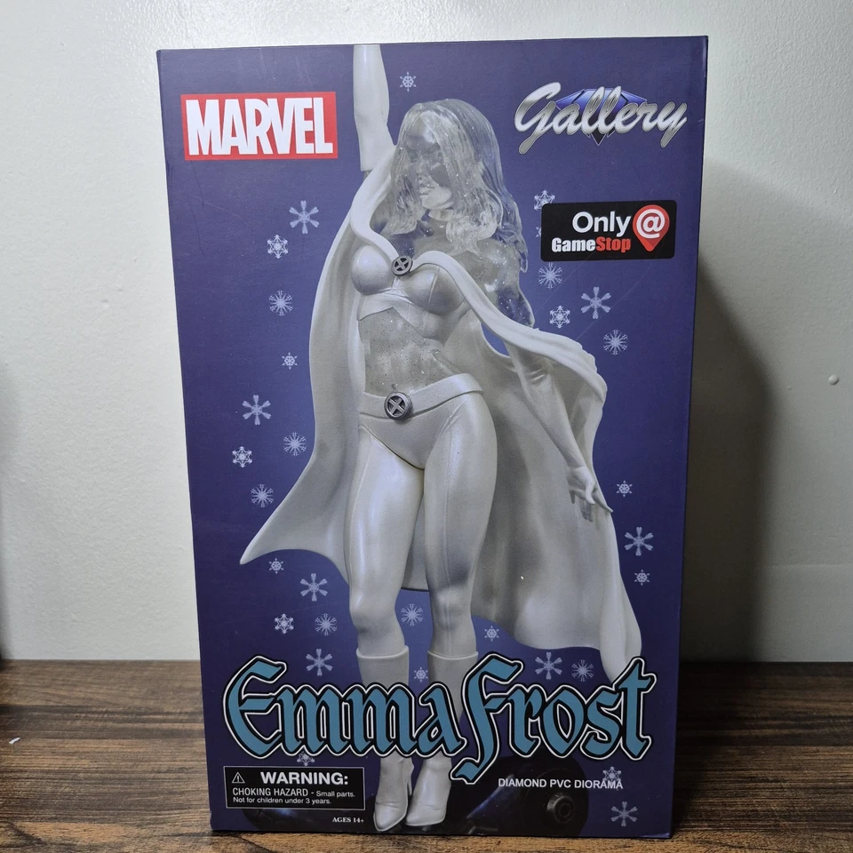 Marvel Emma Frost Diamond Select 2019 14" PVC estatua Gamestop excl X-men caja abierta Foto 2 de 4
