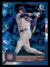 2022 Bowman Chrome Sapphire Edition Willson Contreras #19  Chicago Cubs
