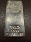 Money Metals Exchange 1 Kilo Silver Bar 32.15 oz .9999