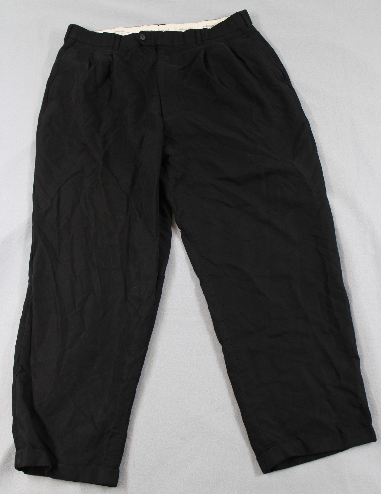 Pantaloni Yves Saint Laurent uomo 36 pieghe eleganti pantaloni classici sartoriali