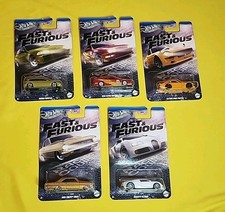 Hot Wheels Fast  Furious Silver Series Racing Course 2025 Set of 5   L