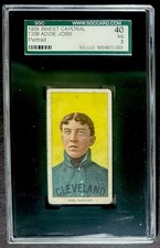 1909 T206 Addie Joss Portrait Cleveland Naps HOF Sweet Caporal SGC 3 VG Deadball