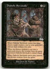 Diabolic Servitude #130 (HP) Urza's Saga USG Magic MTG