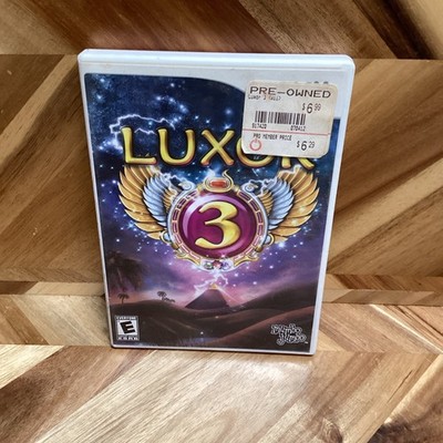 CIB LUXOR 3 NINTENDO WII VIDEO GAME COMPLETE IN BOX Fully Tested