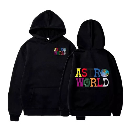 Travis Scott Astroworld Hoodie Rapper Streetwear, Hip Hop Cactus Jack