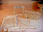VINTAGE 1950'S MARX ROY ROGERS RODEO RANCH PARTS FROM PLAYSET # 3986, NICE