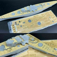 Holzdeck für 1/350 German Scharnhorst 1943 Dragon 1040 Battleship Model CY350069