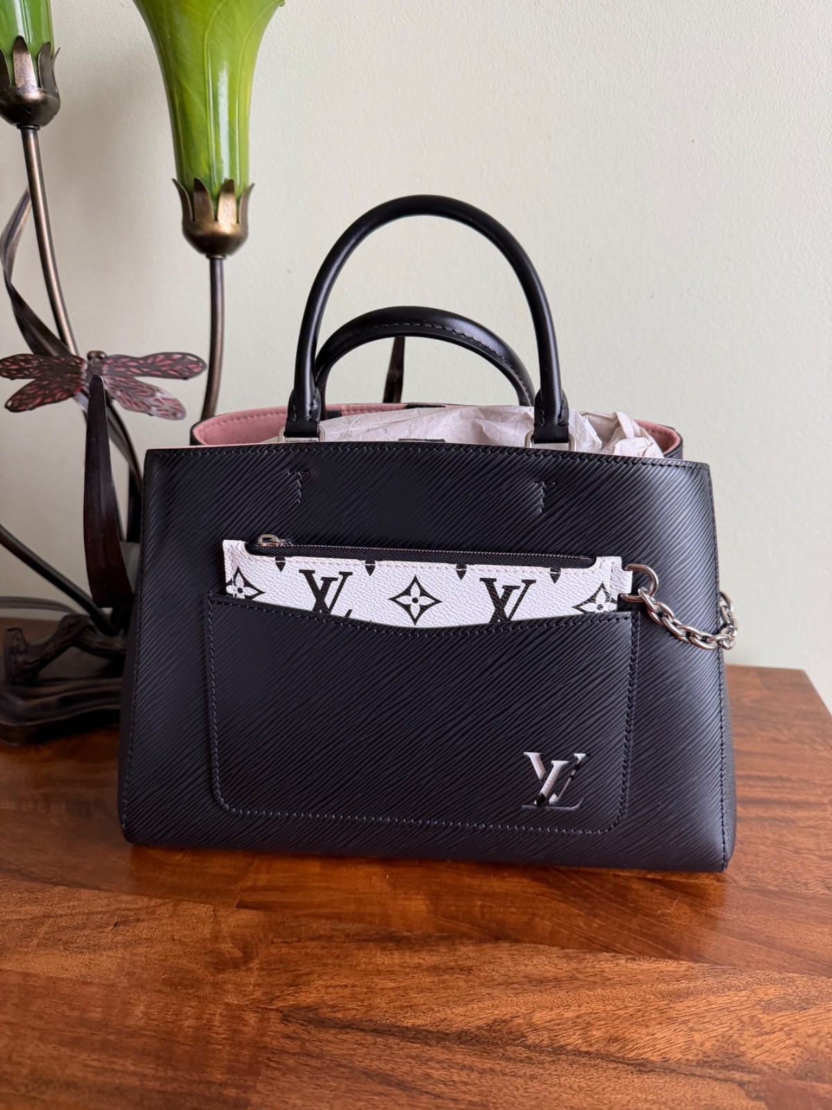 Louis Vuitton Marelle Tote MM Epi Noir PRISTINE CONDITION. SOLD OUT!!