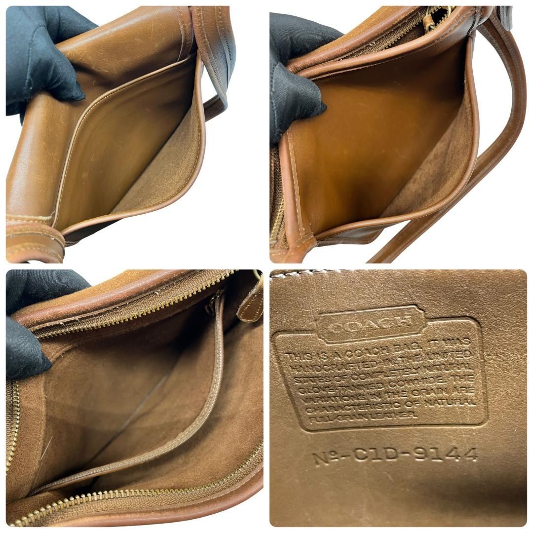 Vintage Coach Shoulder Bag Brown G126 thumbnail 9