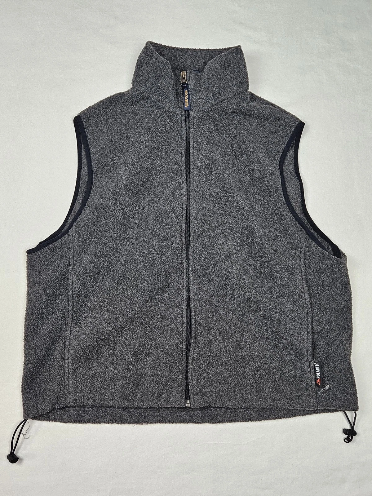 Woolrich Fleece Vest Mens Large Gray outdoor hiking