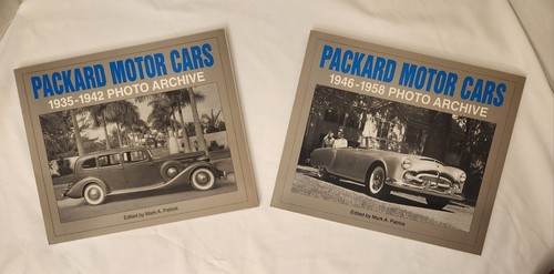 PACKARD MOTOR CARS (set)PHOTO ARCHIVE 1935 to 1942 & 1946 to 1958 Softcover