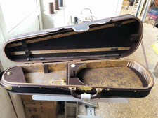 Adjustable Wooden Viola Case with HandlesStraps Carry-on Case for 15-16.5''