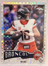 2025 Topps Chrome NFL -  Bo Nix 1974 Topps X-Factor #74TF-4 Denver Broncos