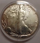1987  AMERICAN SILVER EAGLE 1 Ounce Fine Silver
