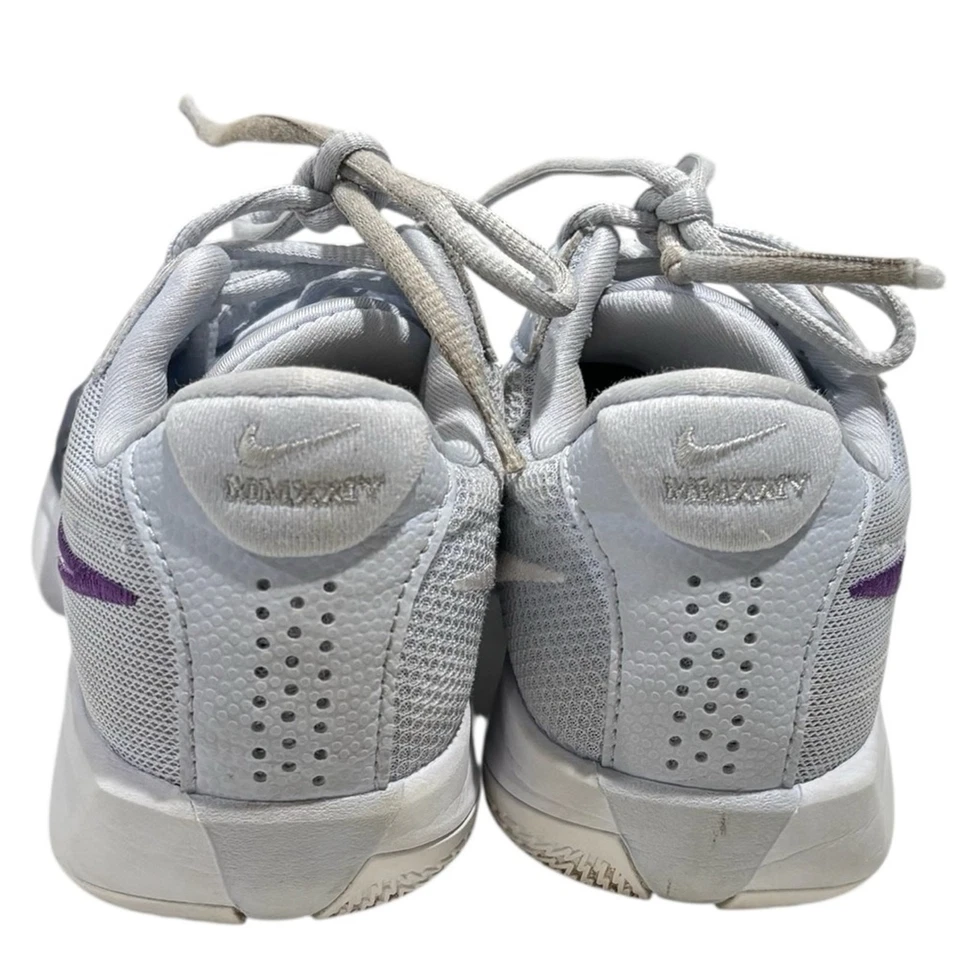 Nike Air Zoom G.T. Zapatillas deportivas Cut Academy de baloncesto gris púrpura talla 7 Foto 4 de 4