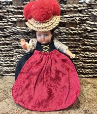 Vintage West Germany Celluloid Doll 1950's 4 Tall No Legs See Photos