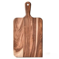 Double Sided Acacia Wood Cutting Board for Kitchen Food Prep and Serving
