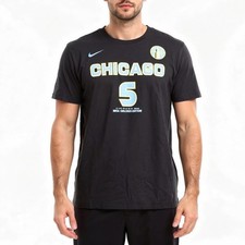 Nike Chicago Sky Angel Reese #5 Explorer Edition Black T-Shirt XXL