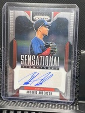 Antonio Anderson 2025 Prizm - Sensational Signature / Auto - Red Sox
