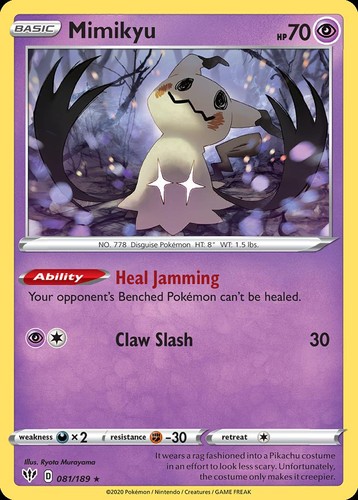 Pokemon Mimikyu (81/242) Darkness Ablaze LP