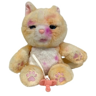 Little Live Pets Cozy Dozys Ginger the Kitty Cat Plush Pacifier Tabby Works! 11 