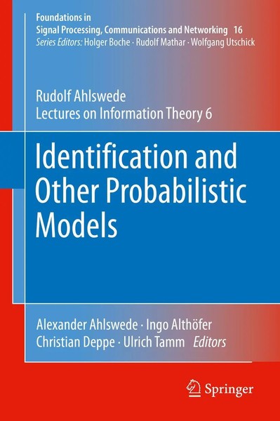 Rudolf Ahlswede | Identification And Other Probabilistic Models | Buch (2021)-image