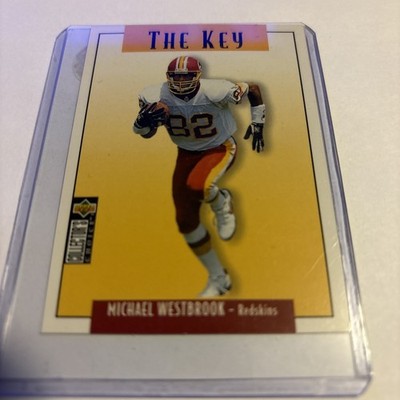 1995 UPPER DECK THE KEY CARD # U79 Michael Westbrook - Washington Redskins