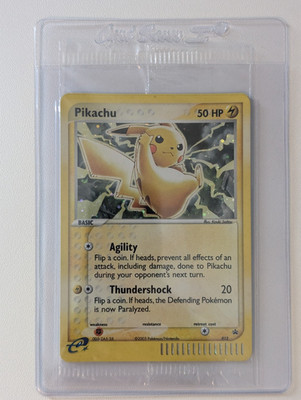 SEALED 2003 Pokemon Pikachu 012 Meowth 013 Black Star Promo Holo WOTC E-Reader