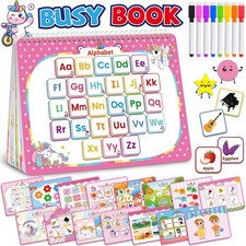 Montessori Busy Book for Toddlers 3-5, Preschool Learning Activities, Tracing...