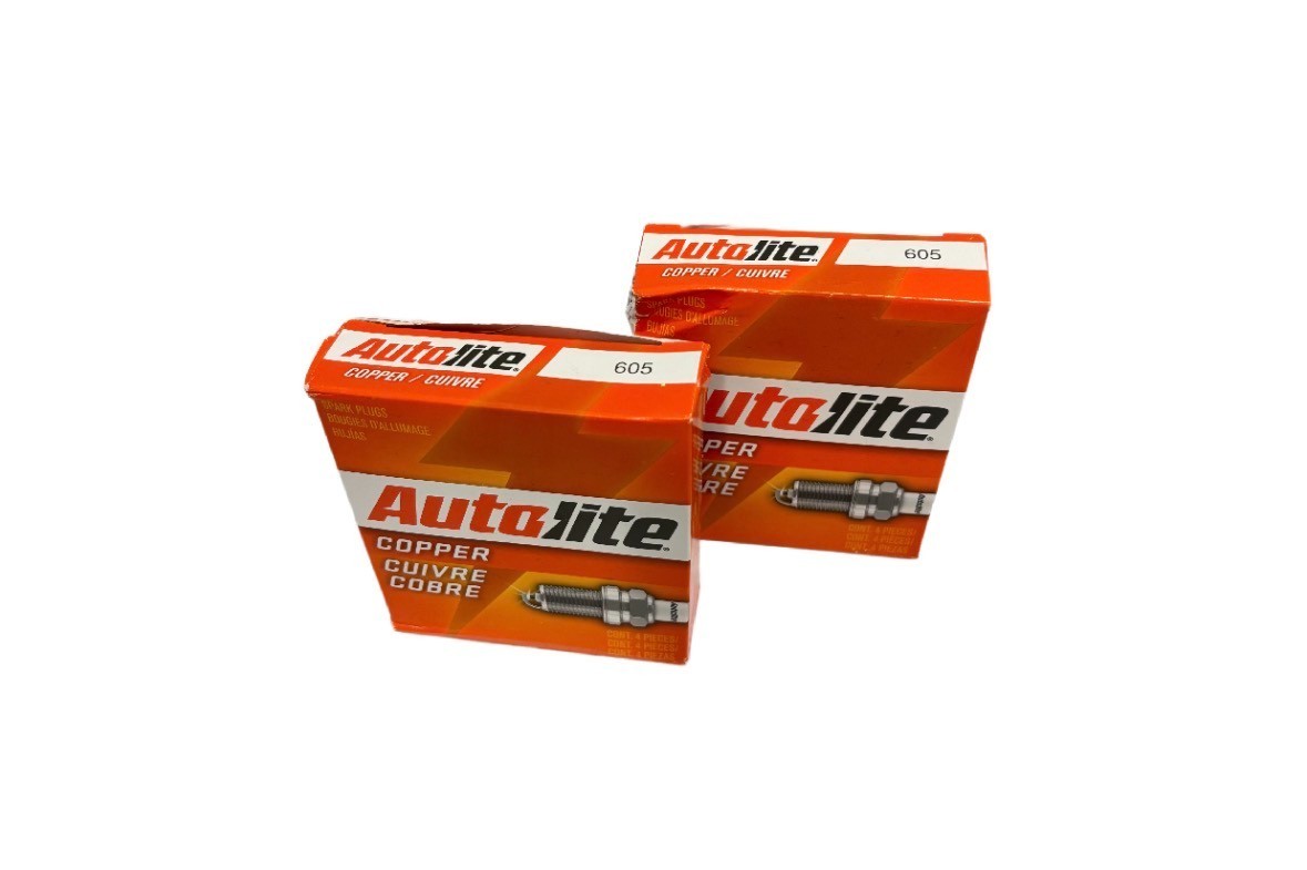 AUTOLITE 605 COOPER SPARK PLUGS - 2 PACKS OF 4