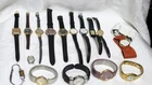 Lot of 16 Vintage 1960s-1970s Women's Watches-Untested-Cartier Knock-off Timex
