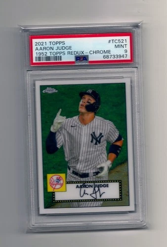 2021 Topps Chrome AARON JUDGE 1952 Redux #TC521 PSA 9 MINT HOT! Yankees