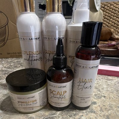 Bask & Lather Hair Elixir 4 fl oz Unisex Hair Strengthening Treatment