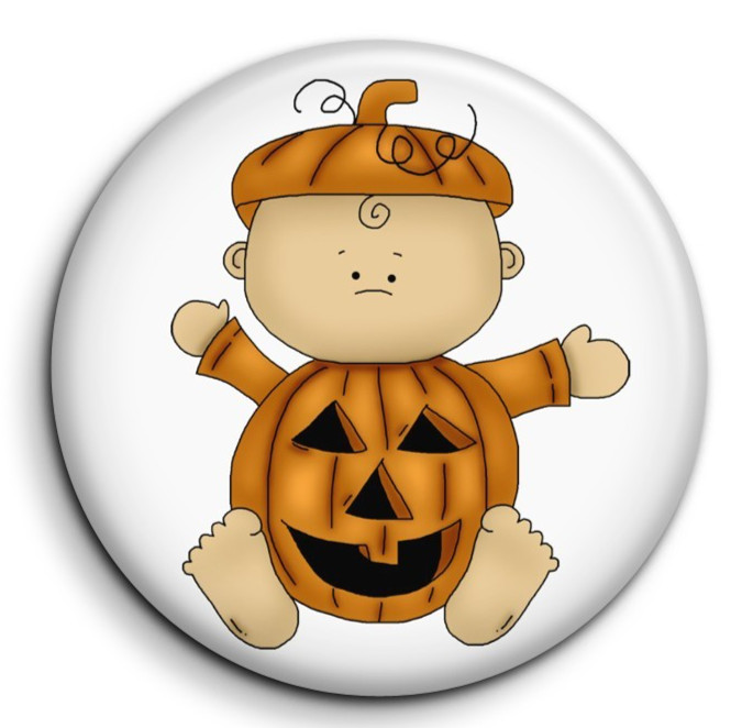 Halloween Bébé - Badge 38mm Button Pin