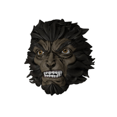 1/12 Scale Head [Unpainted]: Su Wukong (The Monkey King)