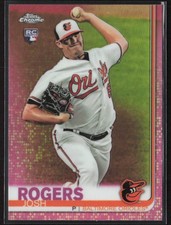 2019 Topps Chrome #121 Josh Rogers Pink Refractor