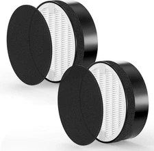True HEPA Air Filter Replacement For Levoit LV-H132 Air Purifier LV-H132-RF 2pc