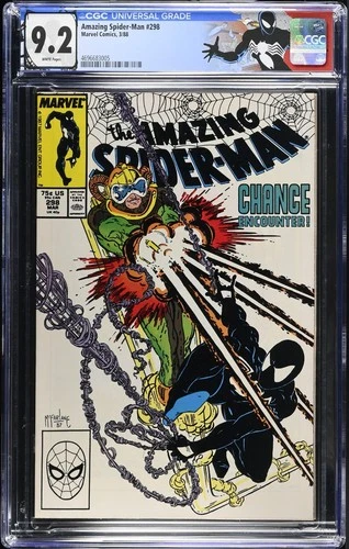 Amazing Spider-Man #298 CGC 9.2 1st Todd McFarlane Spider-Man Cover - 4696683005