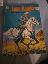 This Is A Lone Ranger Coloring Book That Has Been Colored In