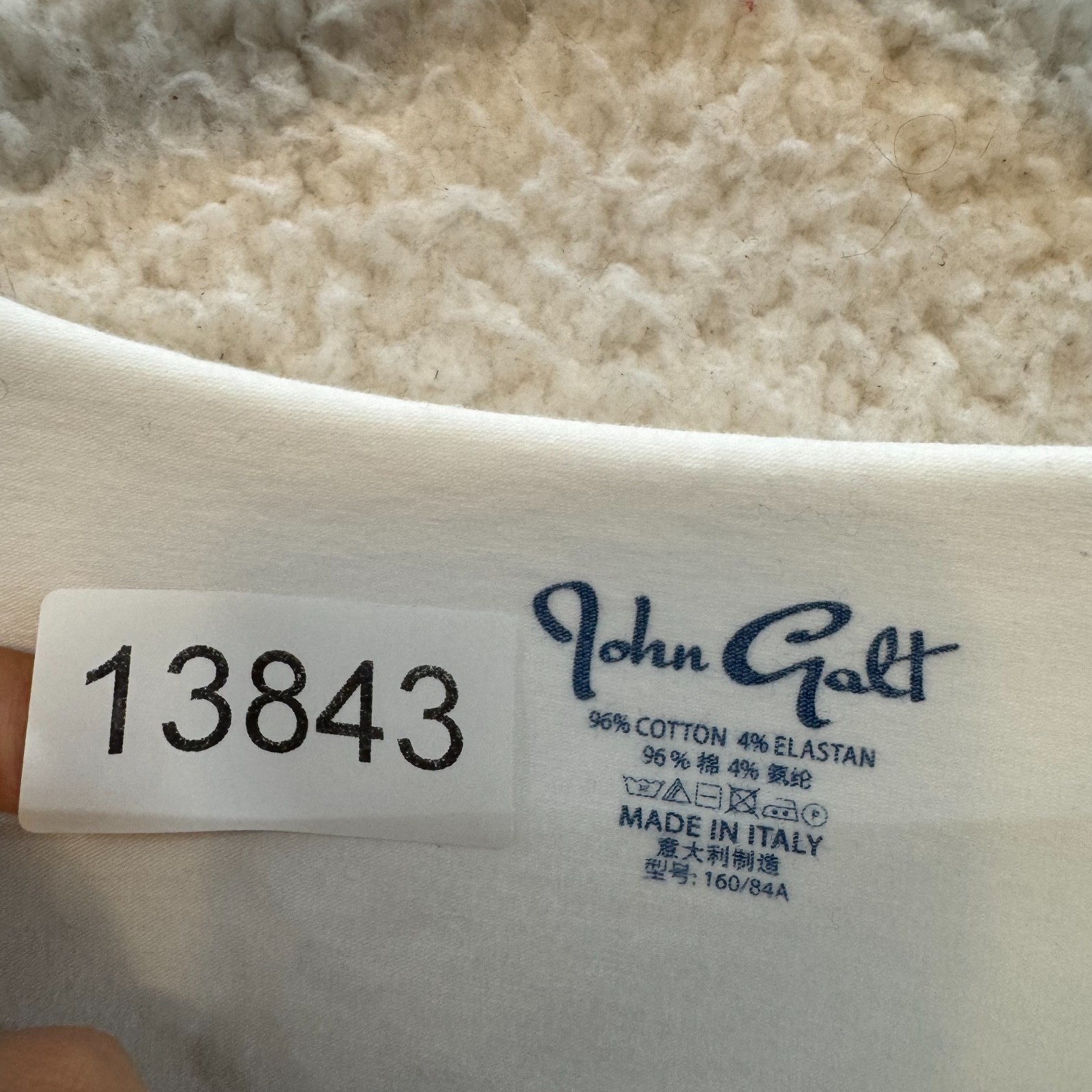 NEW NWT Brandy Melville John Galt White Off Shoulder Top XS Small Medium