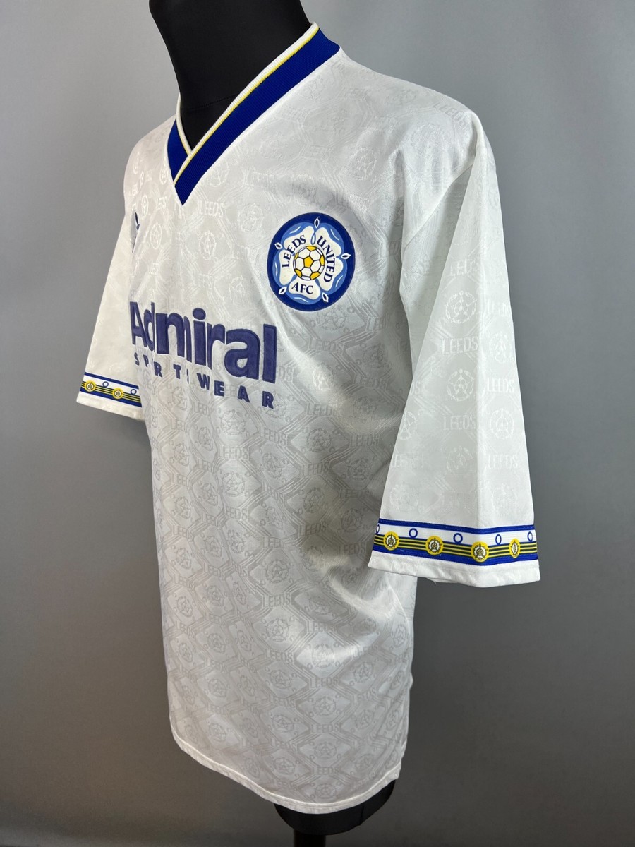 LEEDS UNITED 1992 1993 HOME SHIRT FOOTBALL SOCCER JERSEY ADMIRAL