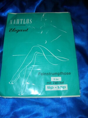 RAR 60/70er J. Vintage tip top Feinstrumpfhose Gr 38-40 saskia nahtlos 20den OVP