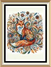 William Morris Tapestry Pattern Arts & Crafts Art Nouveau Print Wildlife Fox
