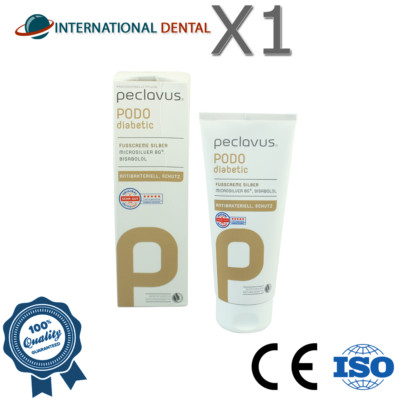 Ruck Peclavus PODO Diabetic Vegan Foot Cream With Silver Antibacterial Pedicure