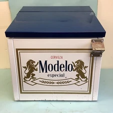 Beer Cooler “Modelo especial Cerveza” 17.5”H 16”W 13.25” D
