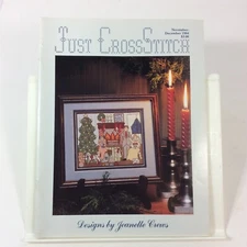 Just Cross Stitch Magazine November December 1984 Patterns Crafts Needlework