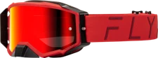 FLY Racing - 37-51911 - ZONE PRO GOGGLE RED W/ RED MIRROR/SMOKE LENS