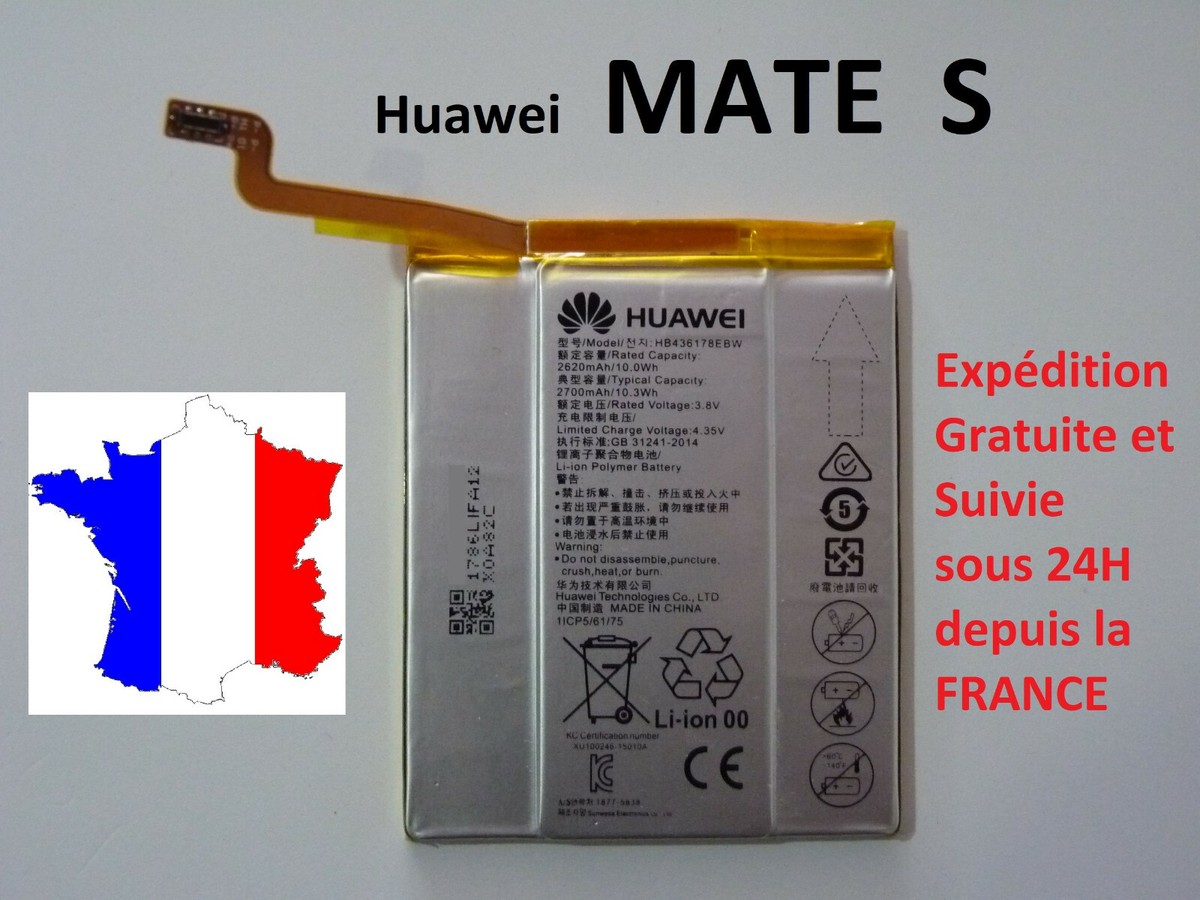 Batterie pour HUAWEI MATE S référence HB436178EBW / CRR-UL00
