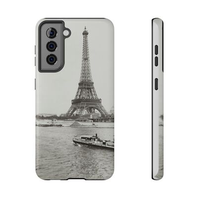 Parisian Eiffel Tower Vintage Photo - Tough Phone Case - Paris Mobile Cover